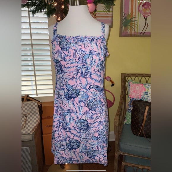 Lilly Pulitzer NWT Zenon Romper Lilac A Little Jelly Size 1️⃣6️⃣ - Picture 2 of 10